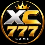 XC777 Game logo with gold and silver design on a black background.